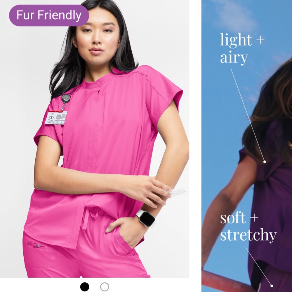 WhisperLite Scrub top and bottom